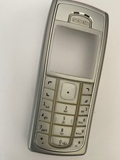 Nokia 6230, 6230i Front Housing Cover Original Replacement Silver Good Condition
