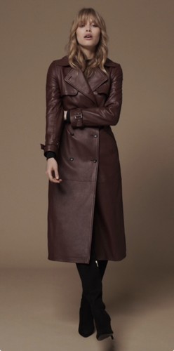Karen millen leather - leather, trench