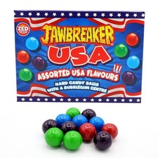 Zed Candy Jawbreakers USA Box 140g - from Giant Bradley's Sweet Shop