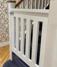 Wooden stair gate, Baby gate