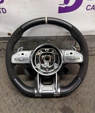 2020-2023 MERCEDES BENZ C63s E63s AMG W205 LEATHER & ALCANTARA STEERING WHEEL