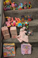 Baby Girl Toy Bundle inc Nuby Playgro Mothercare Sozzy Bright Starts 
