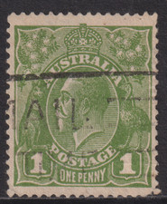 Australia KGV 1d Green – SMW