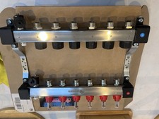 6 Port Manifold Pro-Warm Stainless Steel -Underfloor Heating