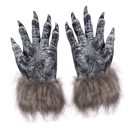 Creepy halloween wolf - creepy, gloves