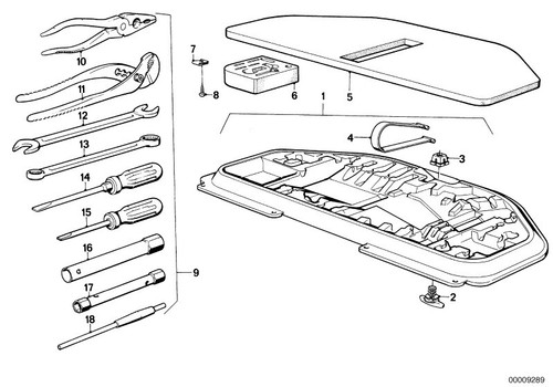 Bmw genuine tool - genuine, breakdown