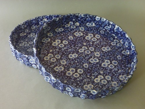 Burleigh blue calico - blue, quiche