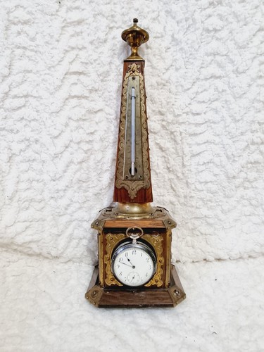 Old antique wooden brass - old,