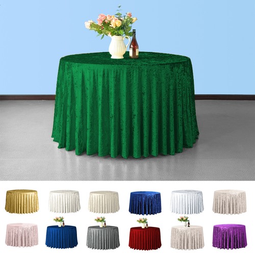 Crushed velvet round - crushed,