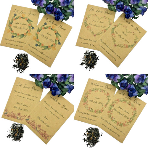 Personalised wild flower - x,