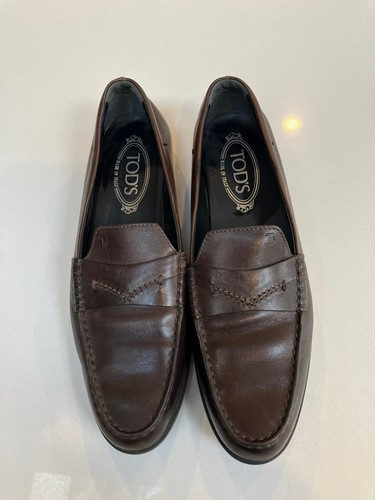 Tod womens brown loafer - womens,