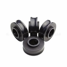 4x 7mm Motorcycle Black