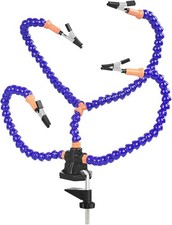 Flexible Helping Hands Soldering Alligator Clips Multipurpose Use METAL BASE NEW