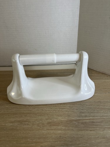 Vintage ceramic toilet - toilet, paper