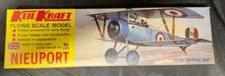 Keil Kraft Flying Scale Model Nieuport Balsa, Rubber band Powered Kit -Taped Box