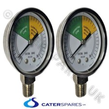 2 x HP16910 HENNY PENNY CHICKEN FRYER PRESSURE GAUGE CLOCK FASTRON COMP 8000 GSP
