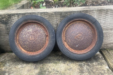 2 Vintage Industrial Cast Iron