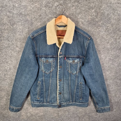 Levis jacket mens blue denim - levis,