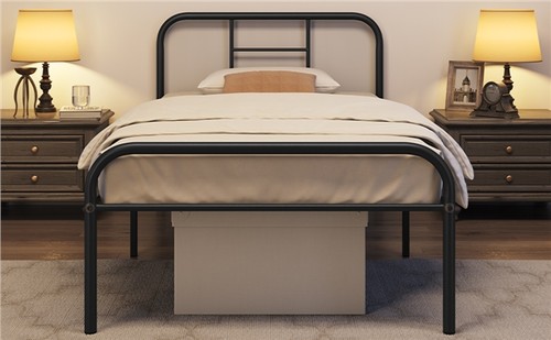 3ft single metal bed - metal, frame