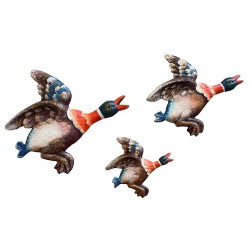 Cast iron flying ducks beswick - cast,
