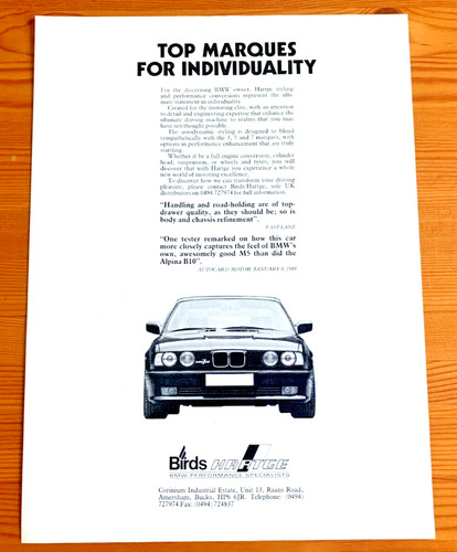Hartge birds conversion bmw - birds,