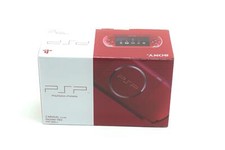 Sony PSP 3000 Handheld Console System Radiant Red with Charger Boxed