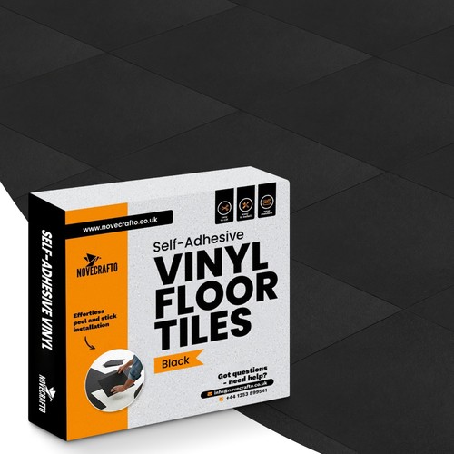 vinyl tiles black