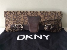 DKNY real leather trim ladies