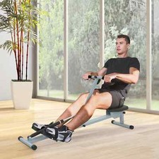 HOMCOM Fitness Rowing Machine Cardio Fitness Workout Gym Training Body Tonner UK