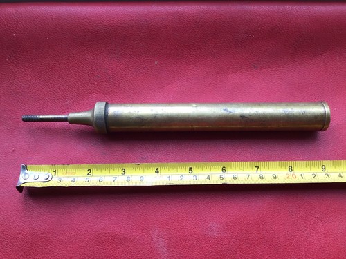 1898 antique bicycle tyre pump - antique,