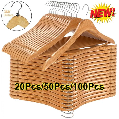Wooden hangers pack 50 - wooden, 20