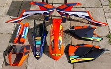 KTM EXC EXC-F GRAPHICS AND PLASTICS PACKAGE 2017 2018 2019 300tpi 350EXC-F 450