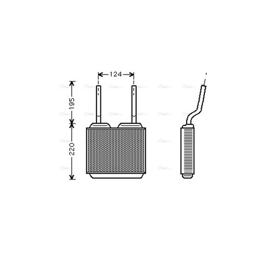 Heat exchanger for opel astra - opel,