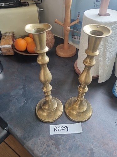 Brass candle sticks 11 - candle,