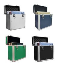 Vinyl Case LP Storage Box 12" Vinyl Storage Heavy Duty Record Case Lockable Box