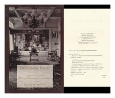 PETERSON, RICHARD H. Bonanza Rich : Lifestyles of the Western Mining Entrepreneu