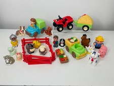 ELC Happyland farm animals & Greengrocer figures bundle. Early learning centre