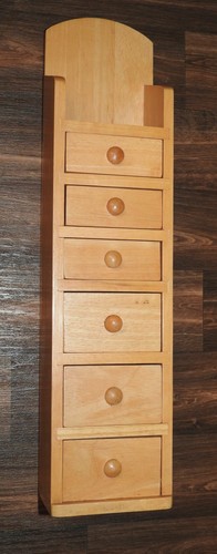 Wooden small chest draws - small, 6