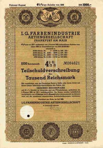 Paint industry 1939 - i.g.,