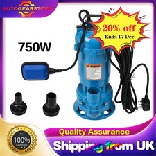 750W Submersible Dirty Water