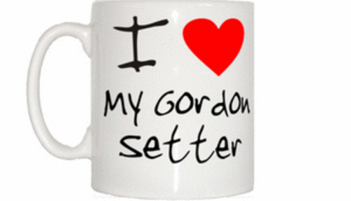 Love heart gordon setter - love,