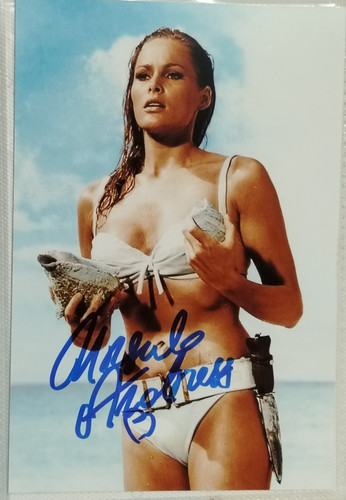 Ursula andress autograph photo - andress,