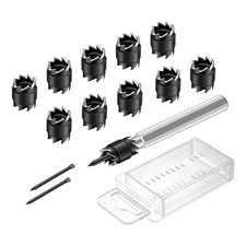 1X(13Pcs Spot Weld Cutter Set,3/8 HSS Spot Weld Cutter Remover Drill Bits7776