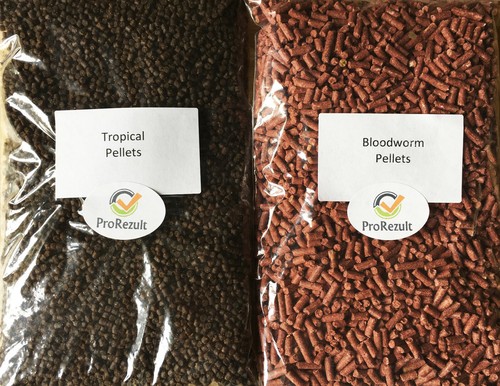 Bloodworm fish food pellets - bloodworm,