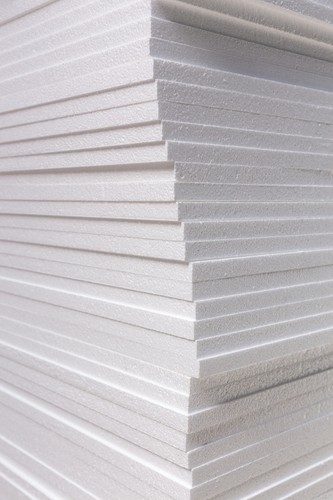 White matt foamex foam - , board