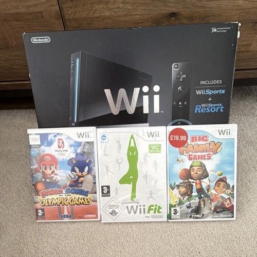 Nintendo wii pal black - nintendo,