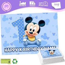 Baby Mickey Mouse Cake Topper