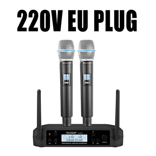 Glxd4 beta87a shure vocal dual - glxd4+beta87a,