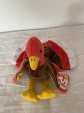 Rare Beanie Baby Gobbles X 2