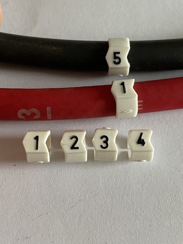 Ignition plug lead markers - plug,